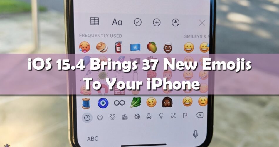 ios 15.4 emojis